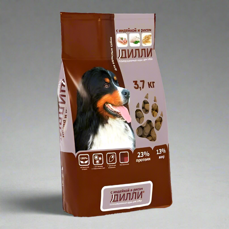 Dilli Adult Dog Food (With Turkey and Rice) 3.7 kg