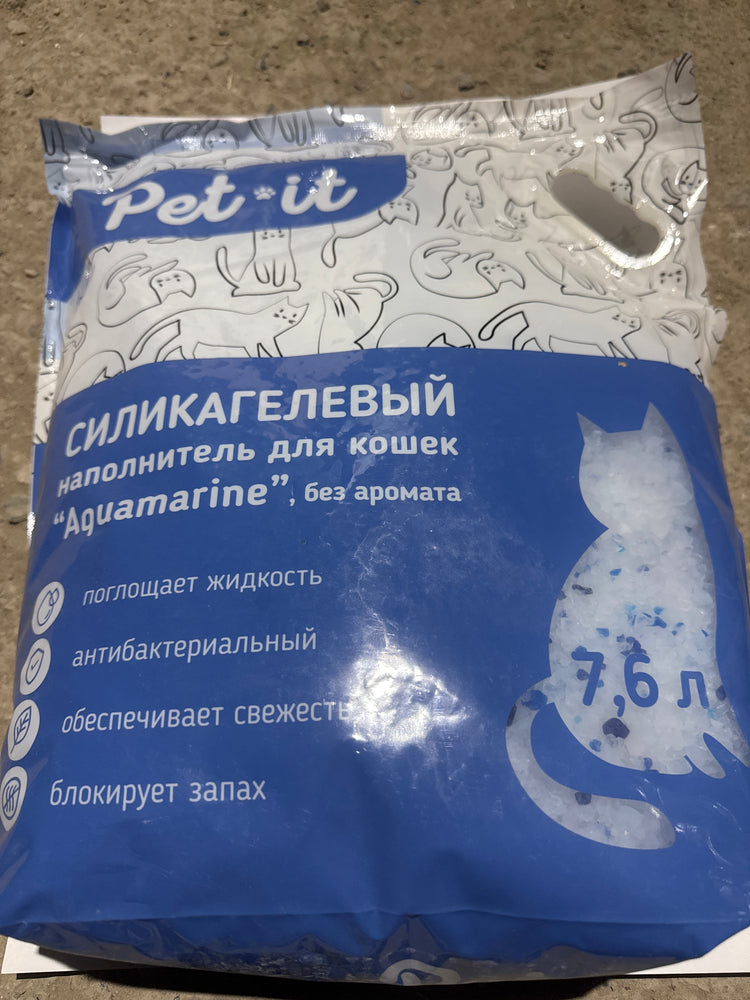 Силикагель Pet it 7.6л 3.2кг (4шт в кор)