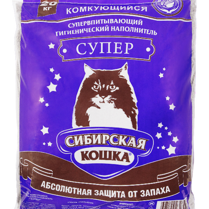 Комкующийся наполнитель «Супер» 20л
