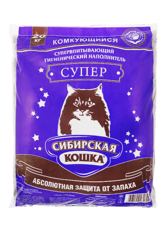 Комкующийся наполнитель «Супер» 20л