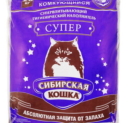 Сибирская Кошка Супер 20кг комкующийся