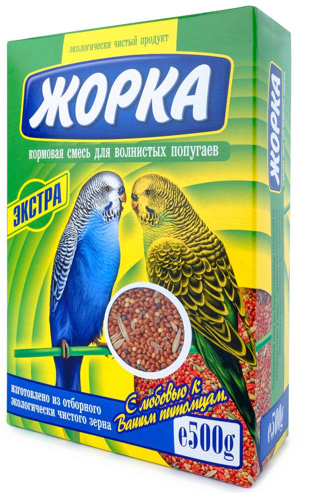 Кормовая смесь "Жорка" для волнистых попугаев (Экстра) 500гр