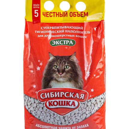 Супервпитывающий наполнитель для длинношерстных кошек «Экстра» 5л