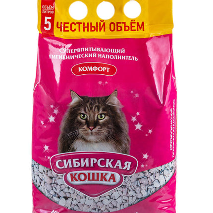 Супервпитывающий наполнитель «Комфорт» 5л