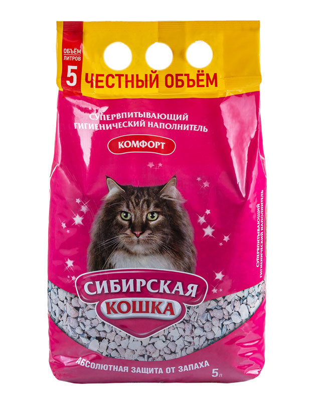 Супервпитывающий наполнитель «Комфорт» 5л