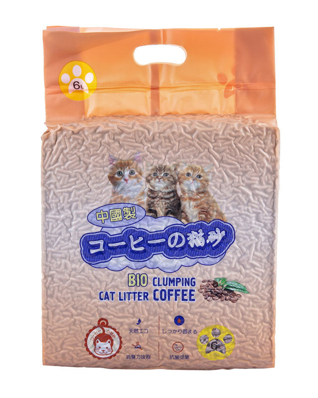 HAKASE AREKKUSU “TOFU” Coffee-Scented Soy Litter, 6 L