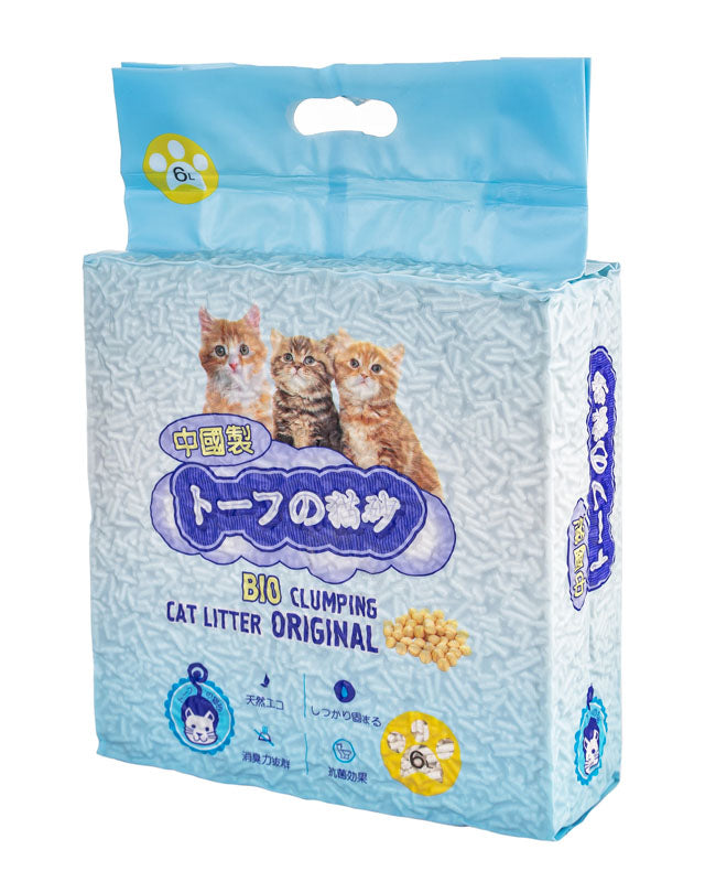 HAKASE AREKKUSU “TOFU” Original Soy Litter, 6 L