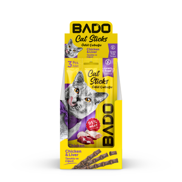 BADO Cat Treat Sticks 5g (Chicken Liver)