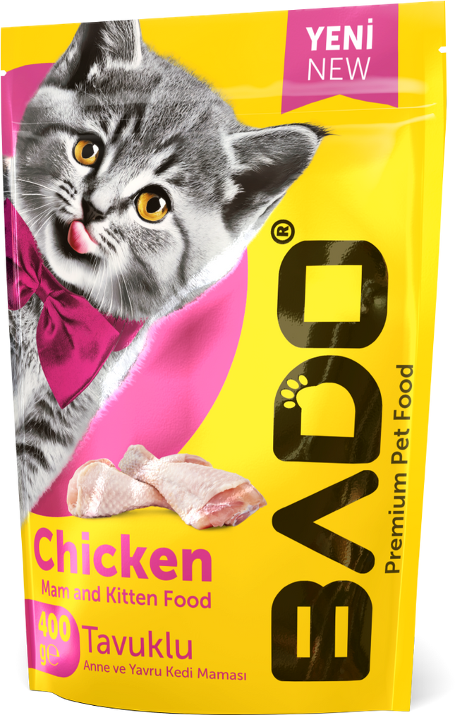 BADO Сухой Корм Для Котят 400гр (Курица)