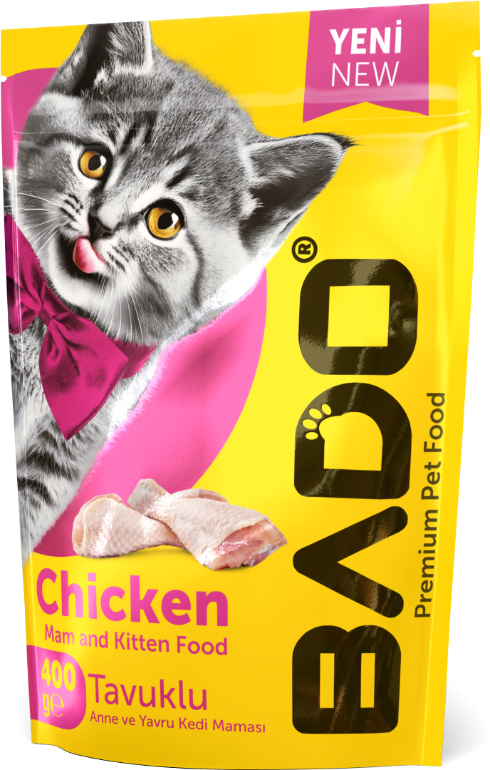 BADO Dry Cat Food For Kittens 400gr (Chicken)