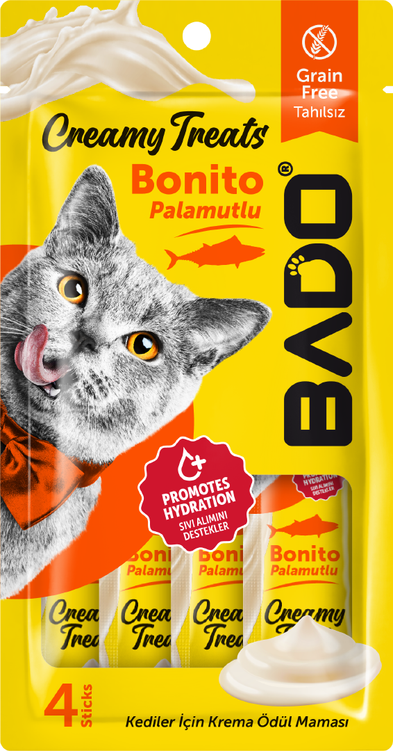 BADO Лакомство Кремовый Для Кошек 15гр (Сливочное Бонито)