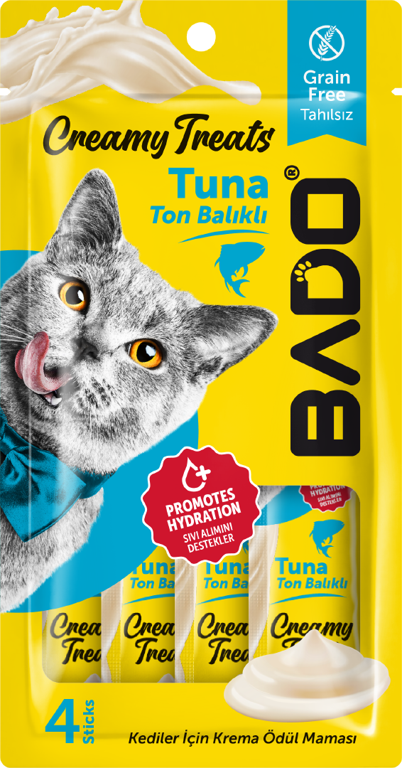 BADO Лакомство Кремовый Для Кошек 15гр (Сливочный Тунец)