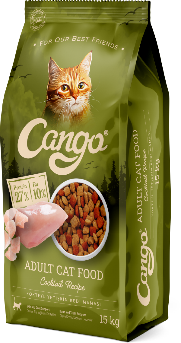 CANGO Сухой корм Для Взрослых Кошек 15КГ (Микс)