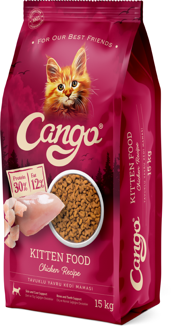 CANGO Сухой Корм Для Котят 15КГ (Курица)
