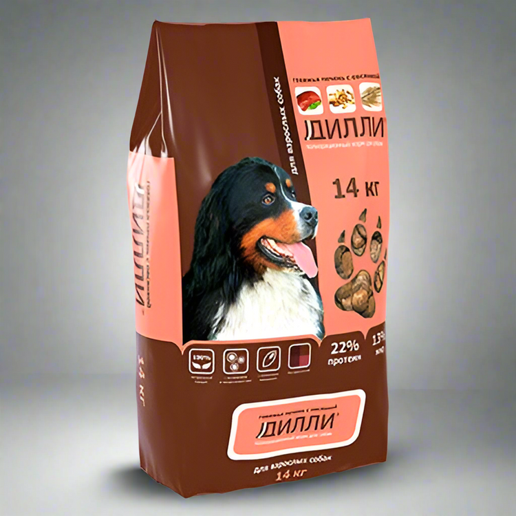 Dilly Adult Dog Food (Liver with Oatmeal) 14 kg