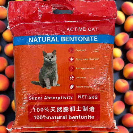 CATSAN Комкующийся наполнитель 5кг (Персик)