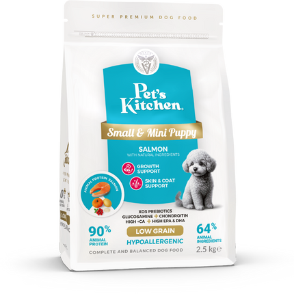 PETS KITCHEN Корм для мини пород собак и щенков ЛОСОСЬ 2.5кг