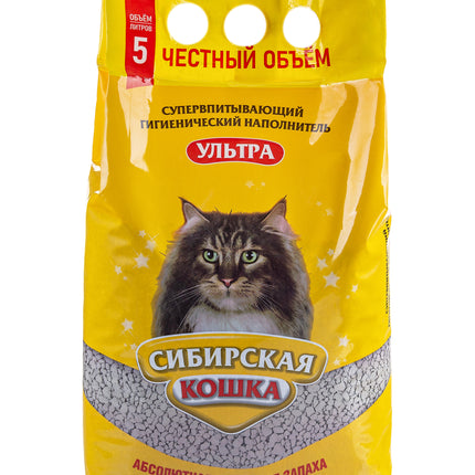 Комкующийся наполнитель «Ультра» 5л