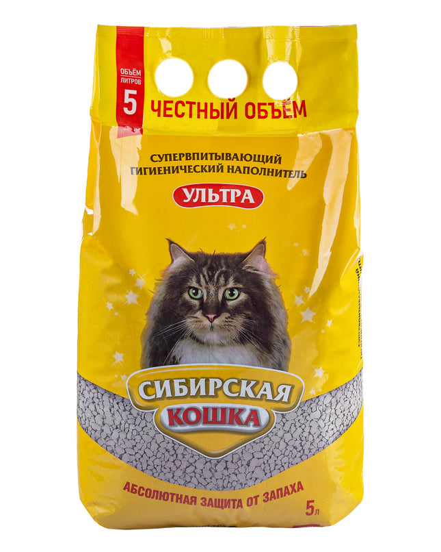 Комкующийся наполнитель «Ультра» 5л