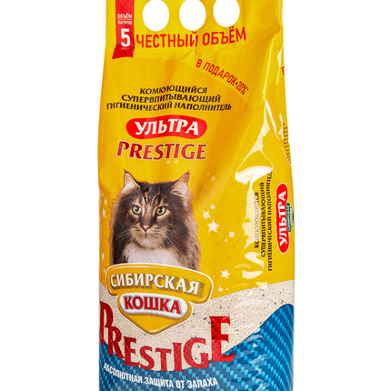 Комкующийся наполнитель «Ультра Престиж» 5л