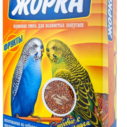 Кормовая смесь "Жорка" для волнистых попугаев (Фрукты) 500гр