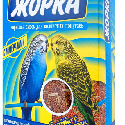Кормовая смесь "Жорка" для волнистых попугаев (Минералы) 500гр